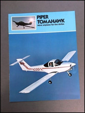 1978 Piper Tomahawk Airplane Aircraft Vintage Sales Brochure Catalog picture