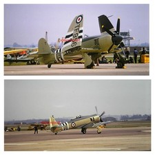 Hawker Sea Fury FB11 TF956 Royal Navy Historic Flight Yeovilton 1974 2x Slide picture