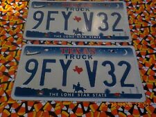2000-2001-2002-2003-2004  TEXAS  TRUCK   LICENSE PLATES Space Shuttle No Flag picture