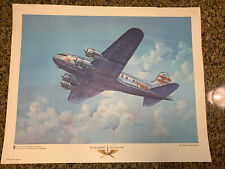 Air Transport Hall Of Fame print #9 Boeing SA-307B Stratoliner TWA picture