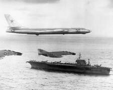Tupolev TU-16 Bomber Flying With U. S. Navy Escort OLD AVIATION PHOTO picture