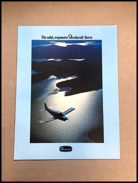 1977 1978 Beechcraft Sierra 14-page Airplane Aircraft Vintage Brochure Catalog