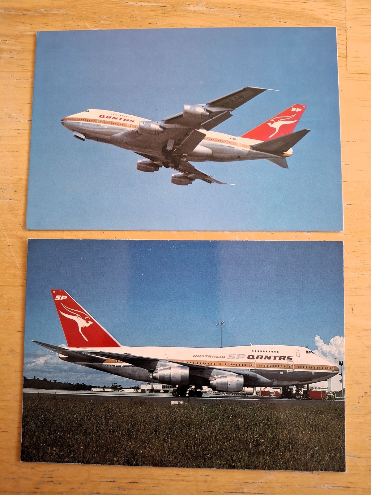 QANTAS Australia 2 Boeing 747SP Postcards QANTAS Australia 2 Boeing 747SP Postcards