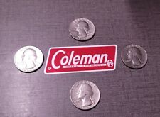 Coleman Sticker Decal 