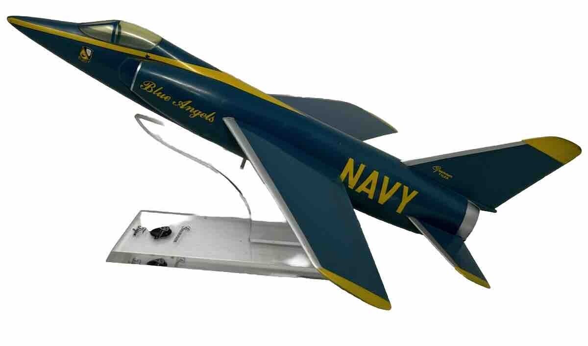 TOPPING Precise MODELS USN US Navy Blue Angels Grumman F-11 Tiger Model Plane