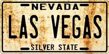 Las Vegas 1960's Nostalgic Weathered Nevada License plate picture
