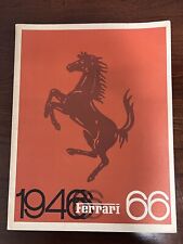 FERRARI OFFICIAL YEARBOOK 1966 ANNUAL BROCHURE 1970s REPRINT picture