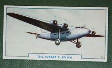 KLM  FOKKER  F. XXXV1   Vintage 1930's Aviation Card  PC18 picture