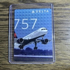 Delta Air Lines Pilot Trading Card #43  Boeing 757 B757 B757-300 picture