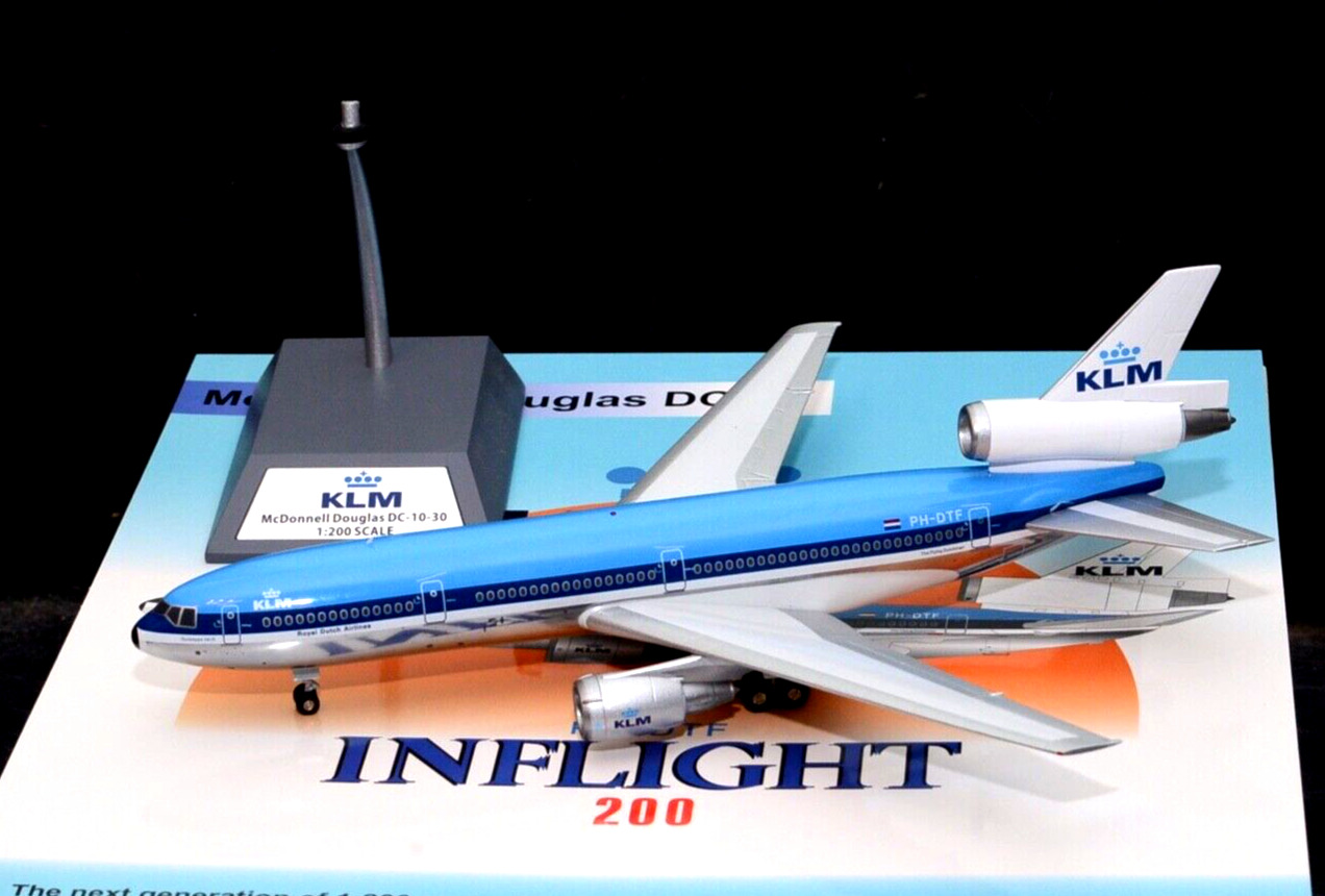 INFLIGHT 200 ROYAL DUTCH KLM Douglas DC-10-30 PH-DTF IFDC10KL0622P