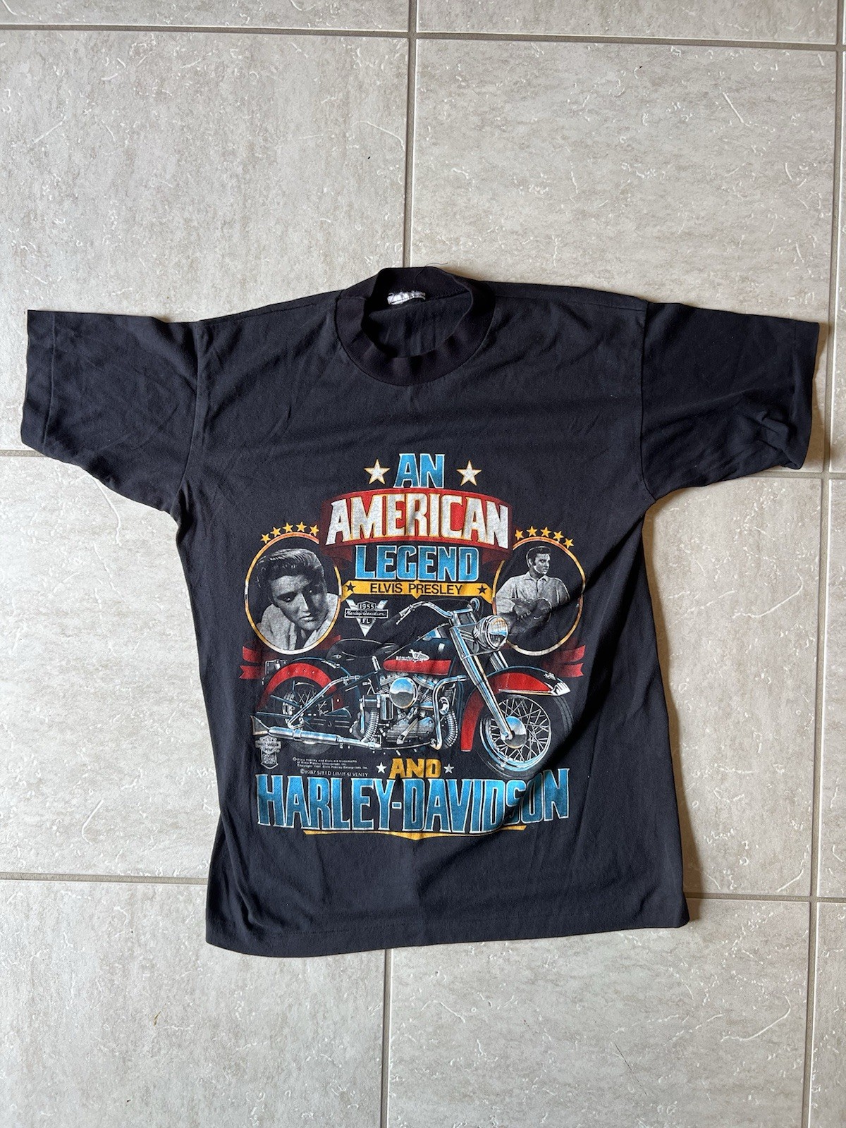 Vintage 1987 Elvis Presley Harley-Davidson 