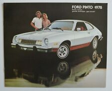 FORD PINTO 1978 dealer brochure catalog - French - Canada  picture