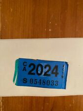 2024 CALifornia registration decal picture