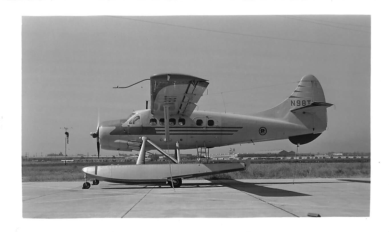 De Havilland Canada DHC-3 Otter Seaplane Aviation Aircraft Original War Photo F