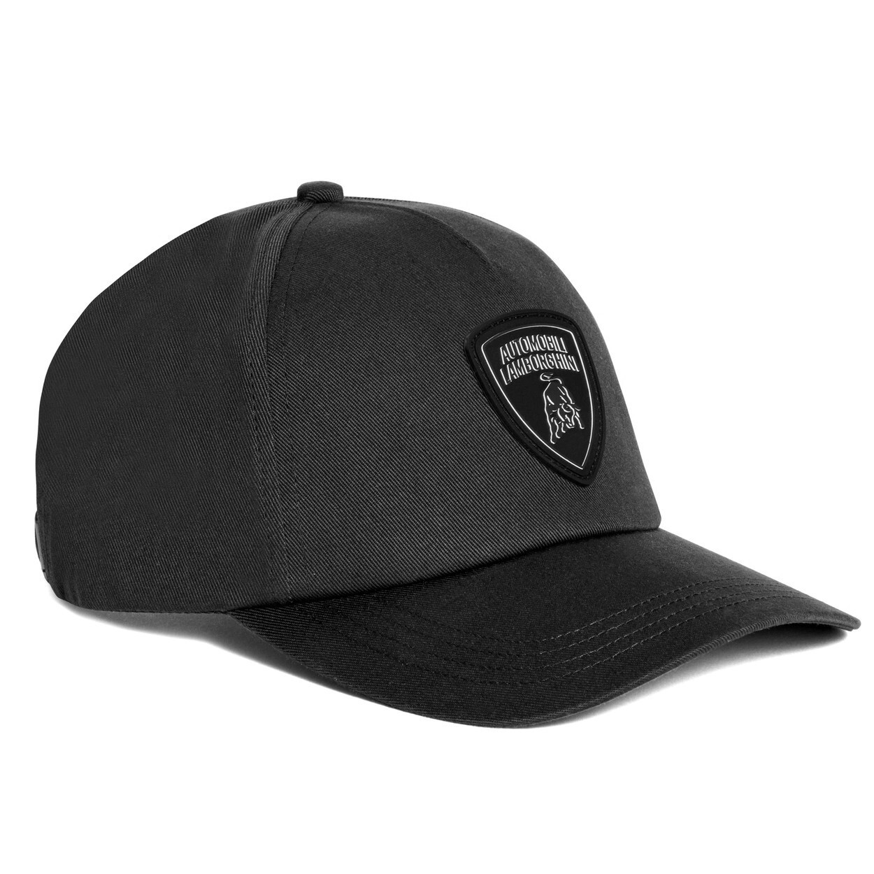 GENUINE Lamborghini Black Shield Logo Cap Black GENUINE Lamborghini Black Shield Logo Cap Black