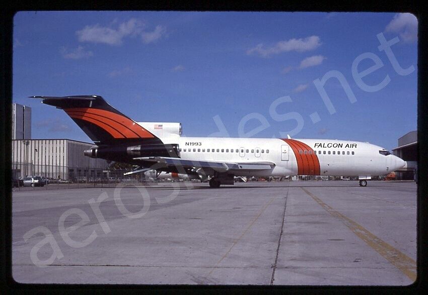 Falcon Air Boeing 727-100 N1993 Aug 98 RARE Kodachrome Slide/Dia A1