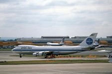 Pan Am Boeing 747-121 N739PA at LHR in August 1986 8