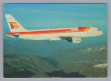 Iberia Airbus A320-200 Postcard EC-575 Airline Spain Airplane Aviation Aircraft picture