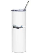 Pan Am Boeing 747SP Stainless Steel Water Tumbler with straw - 20oz. picture