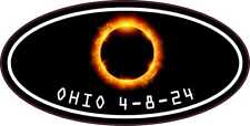 StickerTalk Great North American Eclipse Ohio 4-8-24 Sticker, 4 inches x 2 in... picture