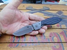 Kabar Warthog Pocket Knife Liner Lock Plain Edge Blade 3072 picture