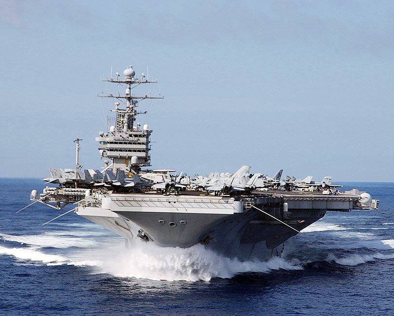 AIRCRAFT CARRIER USS JOHN C. STENNIS CVN 74 11x14 GLOSSY PHOTO PRINT