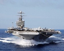 AIRCRAFT CARRIER USS JOHN C. STENNIS CVN 74 11x14 GLOSSY PHOTO PRINT picture