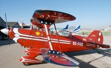 Pitts S-2B Special Mahogany Desktop Wood Airplane New Model Small Scale 1/24 picture