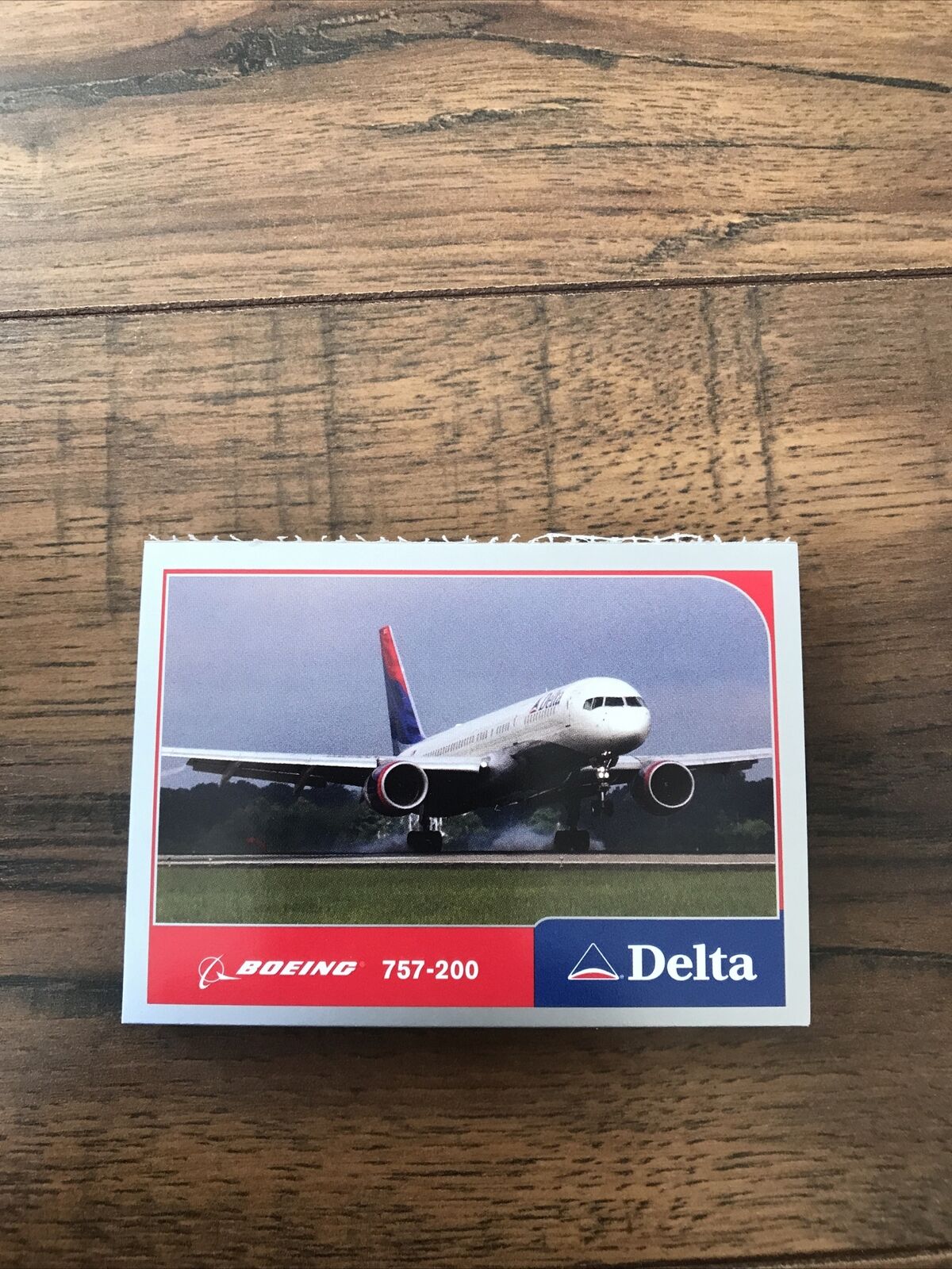 2003 Delta Air Lines Boeing 757-200 Aircraft Pilot Trading Card #6