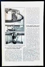 Stout Skycar 1931 pictorial “Air Flivver Built Like Auto Lands on Tennis Court” picture