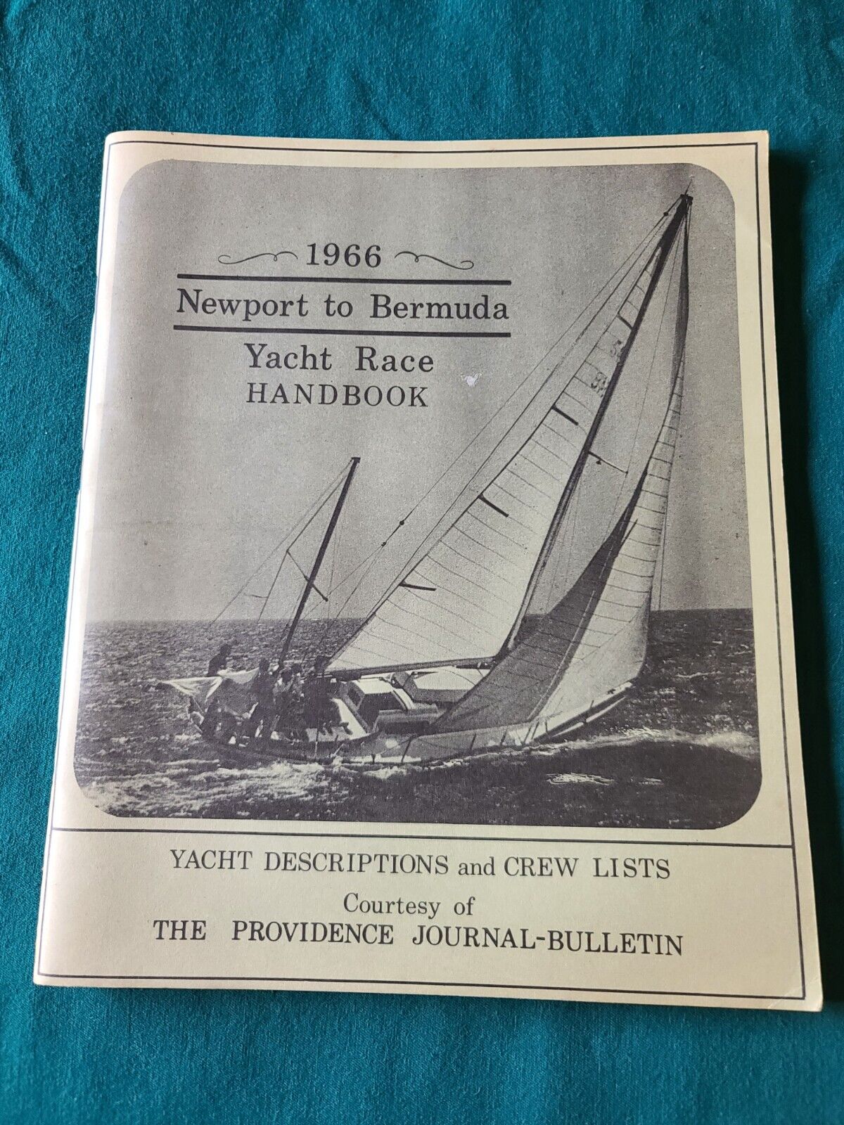 Vintage 1966 Newport to Bermuda Yacht Race Handbook William Powell Glenn Owned