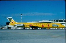 N536  I-DACP  ALITALIA  MD-83  SPECIAL COLORS   ORIGINAL KODAK SLIDE picture