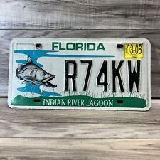 Florida Specialty License Plate 2006 Indian River Lagoon R74KW Man Cave Decor picture