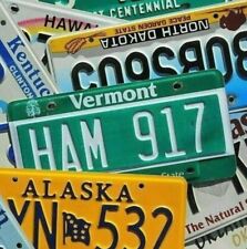 Authentic License Plate - ALL 50 STATES + Territories NICE License Plates Lot picture