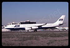 AOM Airbus A340-300 F-GTUA Jun 01 Kodachrome Slide/Dia C3 picture