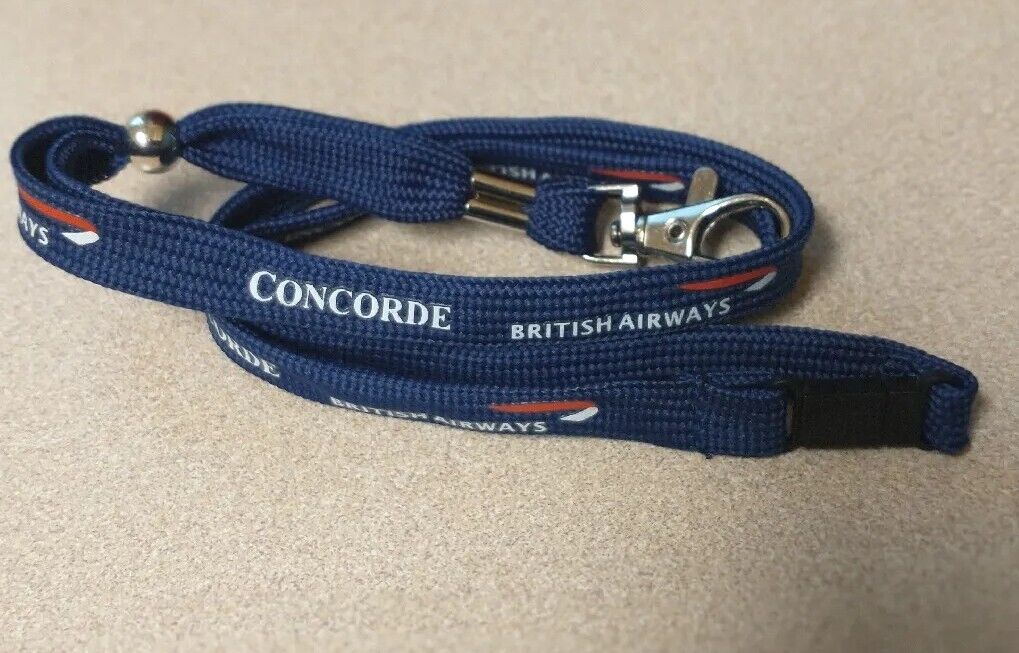 British Airways CONCORDE ID card Lanyard. 