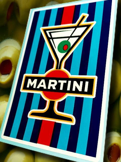 MARTINI • Racing Style Sticker • Parody Decal • Unique Design