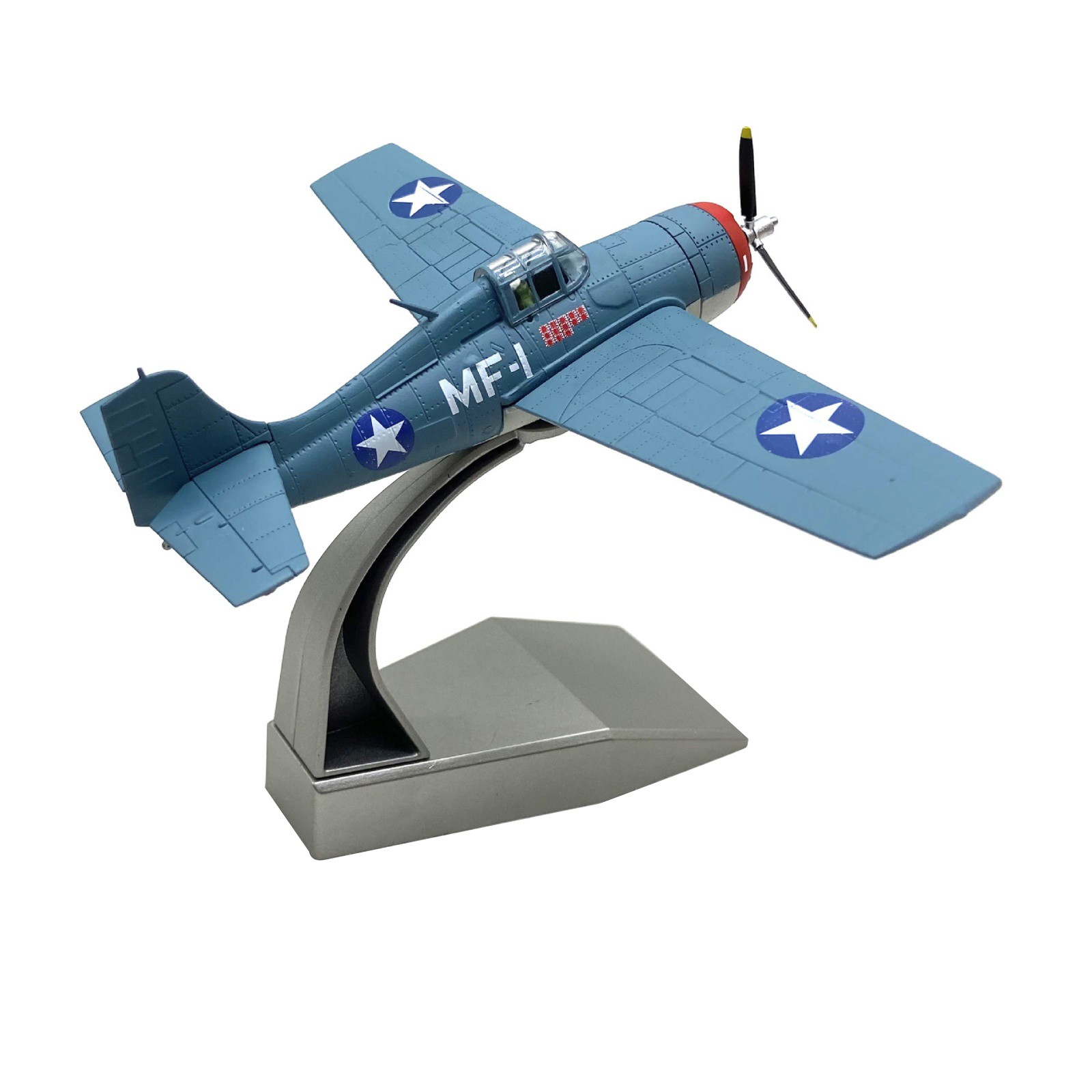 1X 1:72 4.9in WWII For Grumman F4F Wildcat Fighter Model Alloy Model