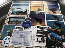 Northrop Grumman team Employee B-2 Stealth Bomber package - RARE - Ships Free picture