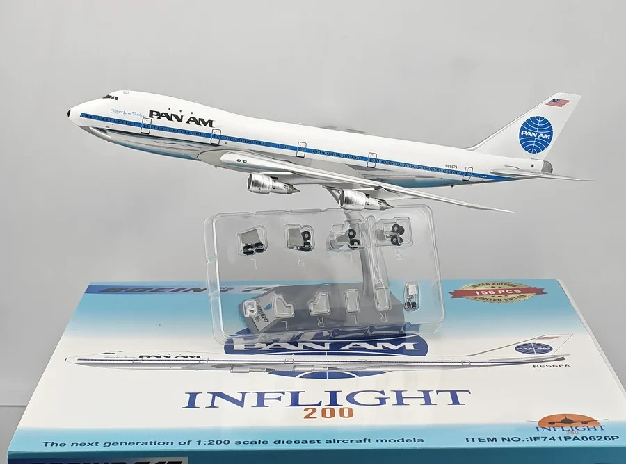 Inflight200 Boeing 747-121 Pan American World Airways N656P Ref: IF741PA0626P Inflight200 Boeing 747-121 Pan American World Airways N656P Ref: IF741PA0626P