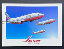 Air Berlin Boeing 737-400 Aircraft Postcard - Airline Issued picture
