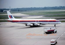 United Airlines Douglas DC-8-51 N8008U at ORD June 1975 8
