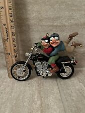 Harley-Davidson “Elves To The Rescue” Christmas Ornament 1977 picture