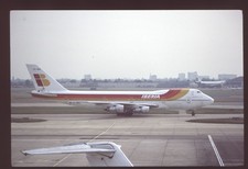 Orig 35mm airline slide Iberia 747-256B EC-BRQ picture