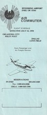 Air Central timetable 1978/07/15 picture