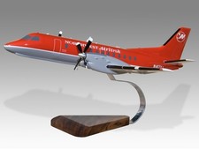 Saab 340B Northwest Airlink Desk Wood Airplane New Model Small Scale 1/72 picture