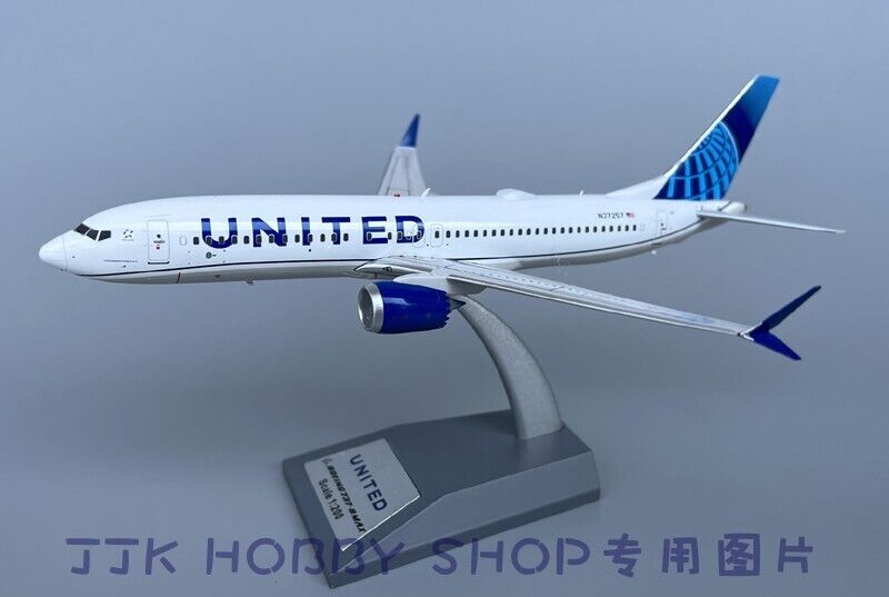 Inflight 1/200 United Airlines Boeing 737-8MAX N37257 Finished Alloy Model