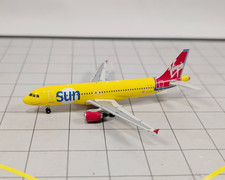 VIRGIN SUN Airbus A320 Metal Aircraft Model 1:400 Scale Phoenix G-VTAN picture