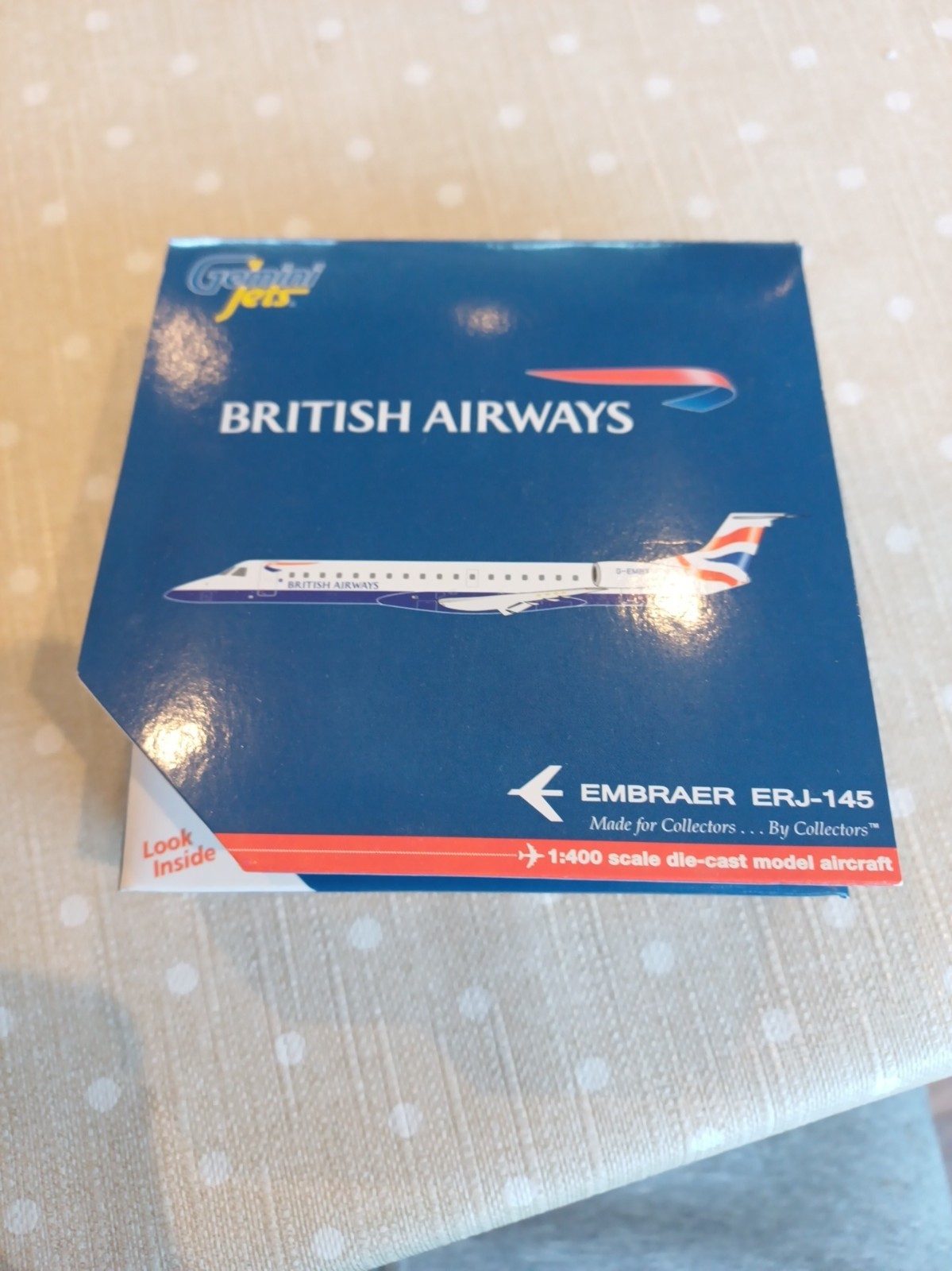 Rare Gemini Jets British Airways Embraer ERJ-145 GJBAW619 1:400 Ref PL5 Rare Gemini Jets British Airways Embraer ERJ-145 GJBAW619 1:400 Ref PL5