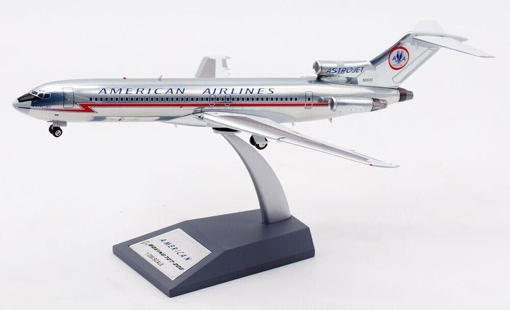Inflight IF722AA0123P American Airlines B727-200 N6830 Diecast 1/200 Jet Model